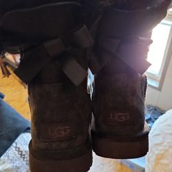 UGG Black Suede Boots For Lining 