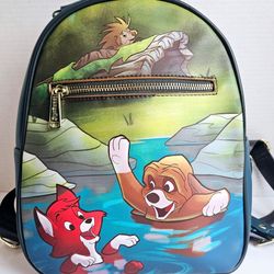 Loungefly Disney Fox and the Hound Splash Mini Backpack
