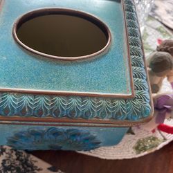 Turquoise Gems tissue box