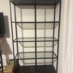Ikea - Glass and Metal Shelving 