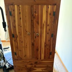 Solid Cedar Armoire 