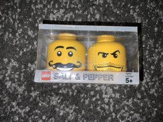 Lego Head Salt and Pepper Shaker