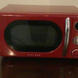 Retro Style Microwave (red)