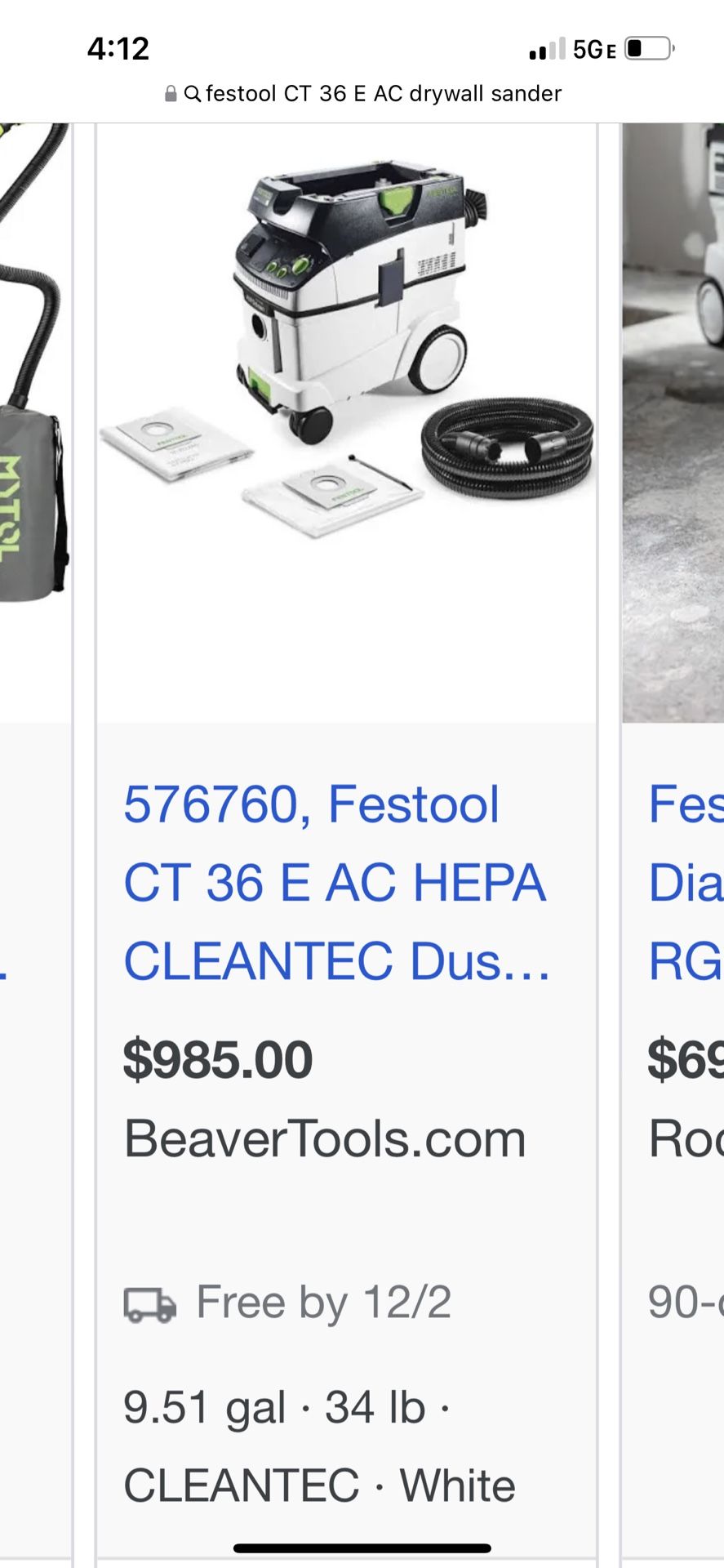 FESTOOL Drywall Sander Attachment