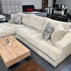 Giant Sectional Sofa Chaise Plush!!!