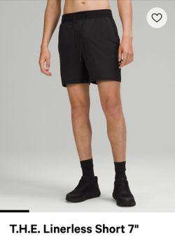 Lululemon T.H.E. Short Black XL 7 Inch