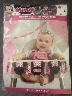 Minnie Mouse Deluxe High Chair Decoration
