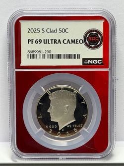 2025 S Clad Kennedy Half Dollar NGC PF69 Ultra Cameo