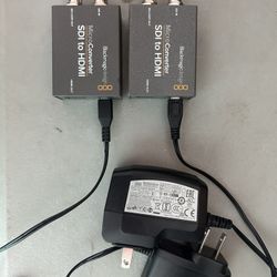 2x Blackmagic Design Micro Converter – SDI to HDMI | Compact Video Signal Converter