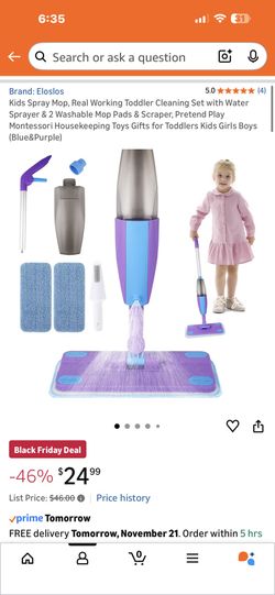 Kids Size Spray Mop 