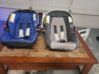 Infant, reverse facing car seats x2