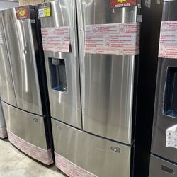 French Door Refrigerator With Water & Ice -Warranty 