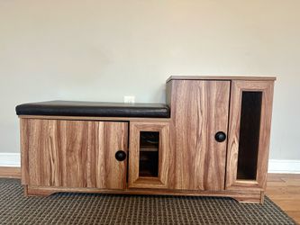 Shoe Storage Bench,  Assembled,  Excellent Condition