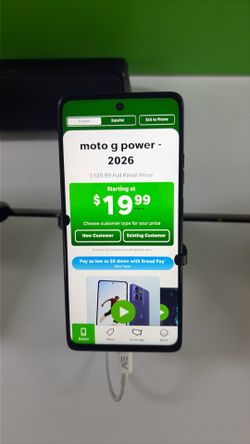 Moto g power $19.99 when you bring your number