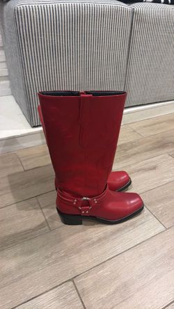 Women’s red boots