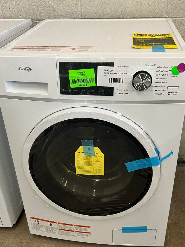 KoolMore FLC3CWH 2.7 cu. ft. AllinOne Washer _ Dryer Combo for Sale