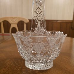 Lead Crystal Glass Basket