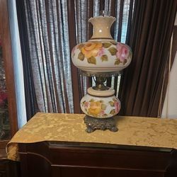 Hurricane  Antique  Lamp