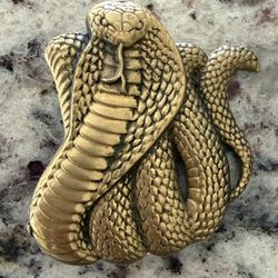 Vintage BBB King Cobra Belt Buckle