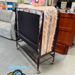 Twin Foldable Bed With Mattress Included