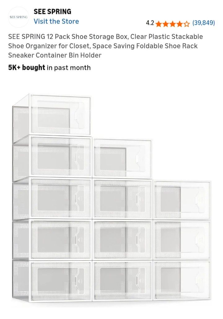 Shoe Storage Box
