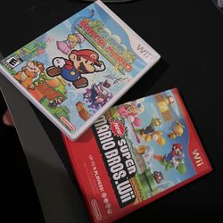 Super Paper Mario And New Super Mario Bros. Wii