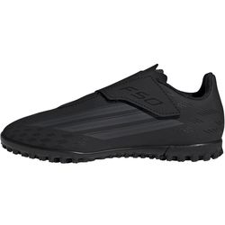 Adidas Unisex-Child F50 Club Hook & Loop Turf Sneaker  Color: Black/Grey/Black Size: 10.5 Little Kid  Origin Imported Sole material Rubber Outer mater