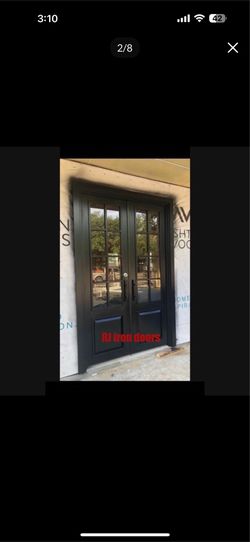 Iron doors