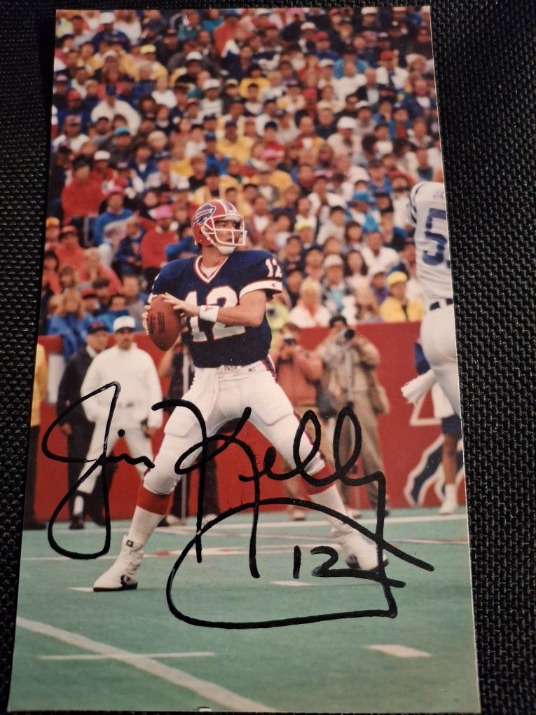 Jim Kelly Autographed Picture