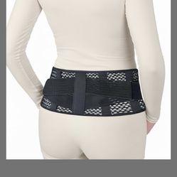 Sport Breathable Narrow Back Brace For Women & Men, Thin Low Profile Support Belt For Lower Back Pain & Sciatica Relief, Adjustable Lower Back Brace F