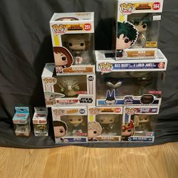 Funko Pops And Key Chains 