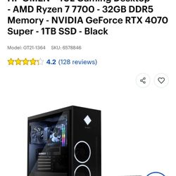HP OMEN - 40L Gaming Desktop AMD Ryzen 7 7700 