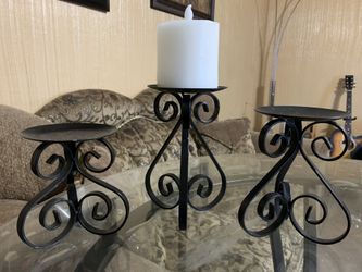 Candle set holder ALL 3 for $12