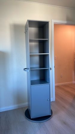 IKEA rotating shelf with mirror