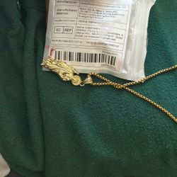 St Judas 14k Pendent And Necklace 