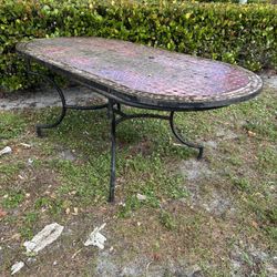 Table - Ceramic And Metal - Free