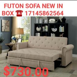 FUTON SOFA NEW IN BOX FINNANCY AVAILABLE ☎️ 1714586,2564 