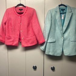 Brand New Women Blazer Talbots $50For Both Size 12