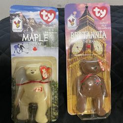 RARE  Beanie Babies International Bears