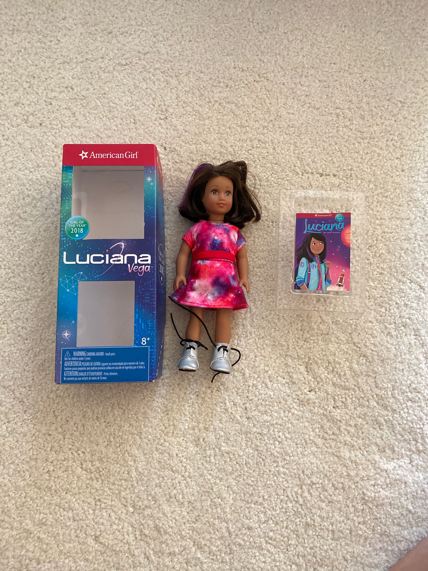 American girl doll Luciana Vega’s mini doll