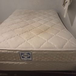 Full-size Mattress,boxspring, Wood Frame, Wood Dresser