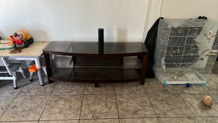 Glass TV Stand