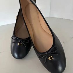 Coach Abigail Black Flats