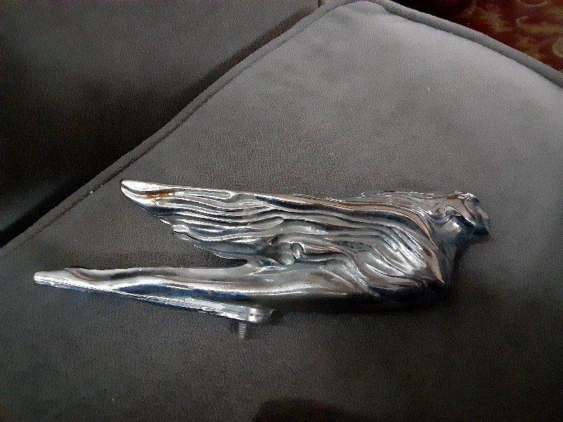 1941 Cadillac Flying Lady Goddess Hood Ornament Original