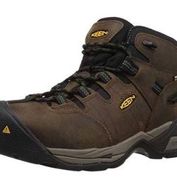 NEW Size 7 Keen Utility Men Detroit XT Waterproof Work Boot 100% Man Made Rubber sole