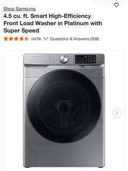 Samsung washer