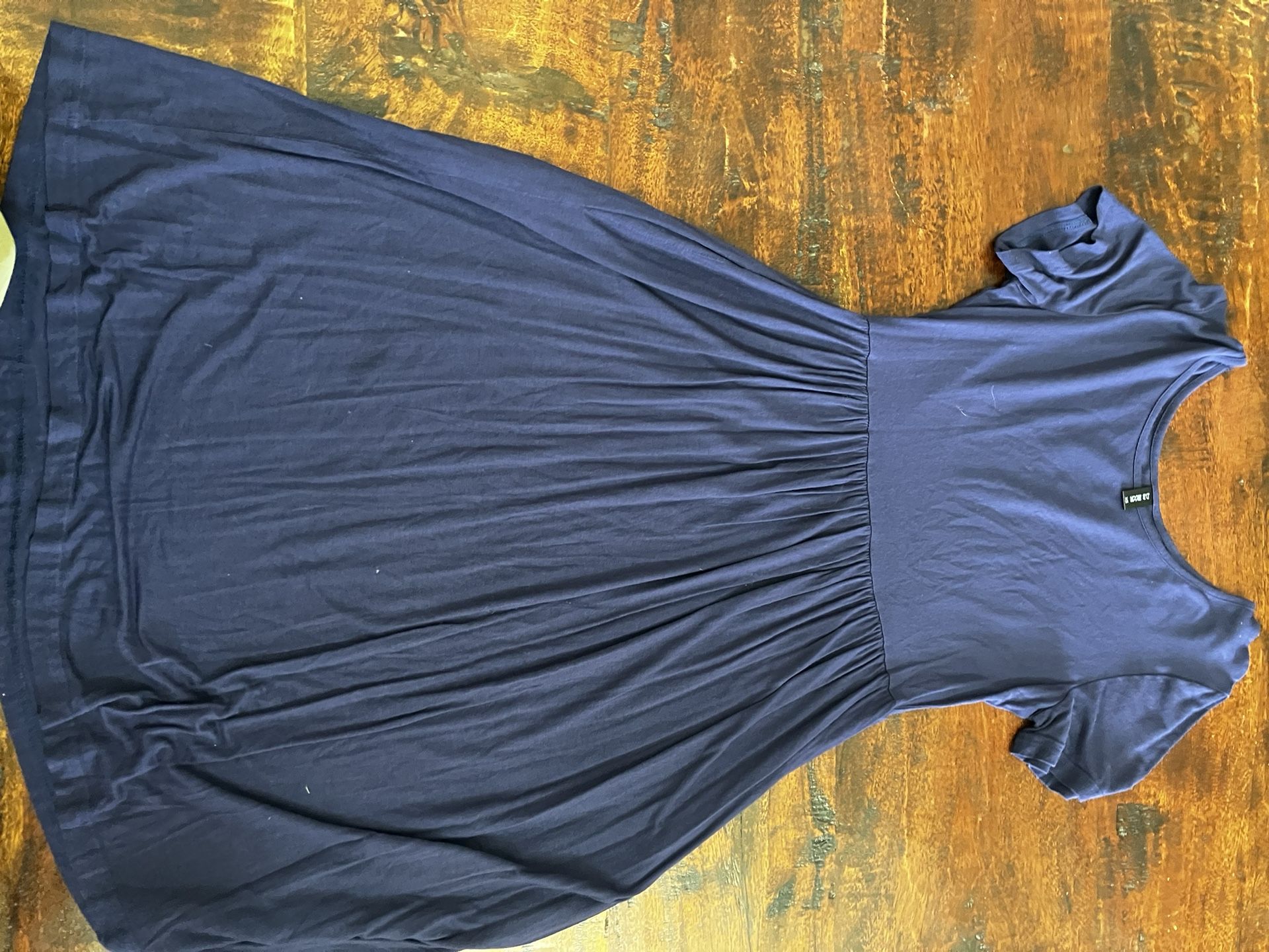 Dark Royal Blue Dress Knee Length