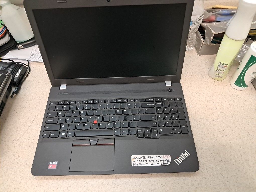 Lenovo ThinkPad E555 Win 10 Pro AMD A6 R4 220 GHz 8GB RAM 500 GB HDD
