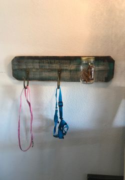 Dog treat/leash holder.