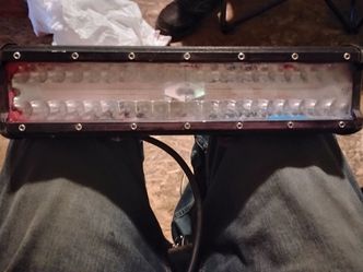 12in clear 12v strobe